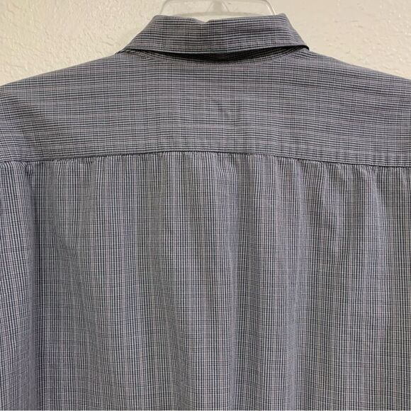 EDDIE BAUER 100% COTTON MENS XXL GRAY BUTTON UP DOUBLE CHEST POCKETS SHIRT. - Picture 5 of 12